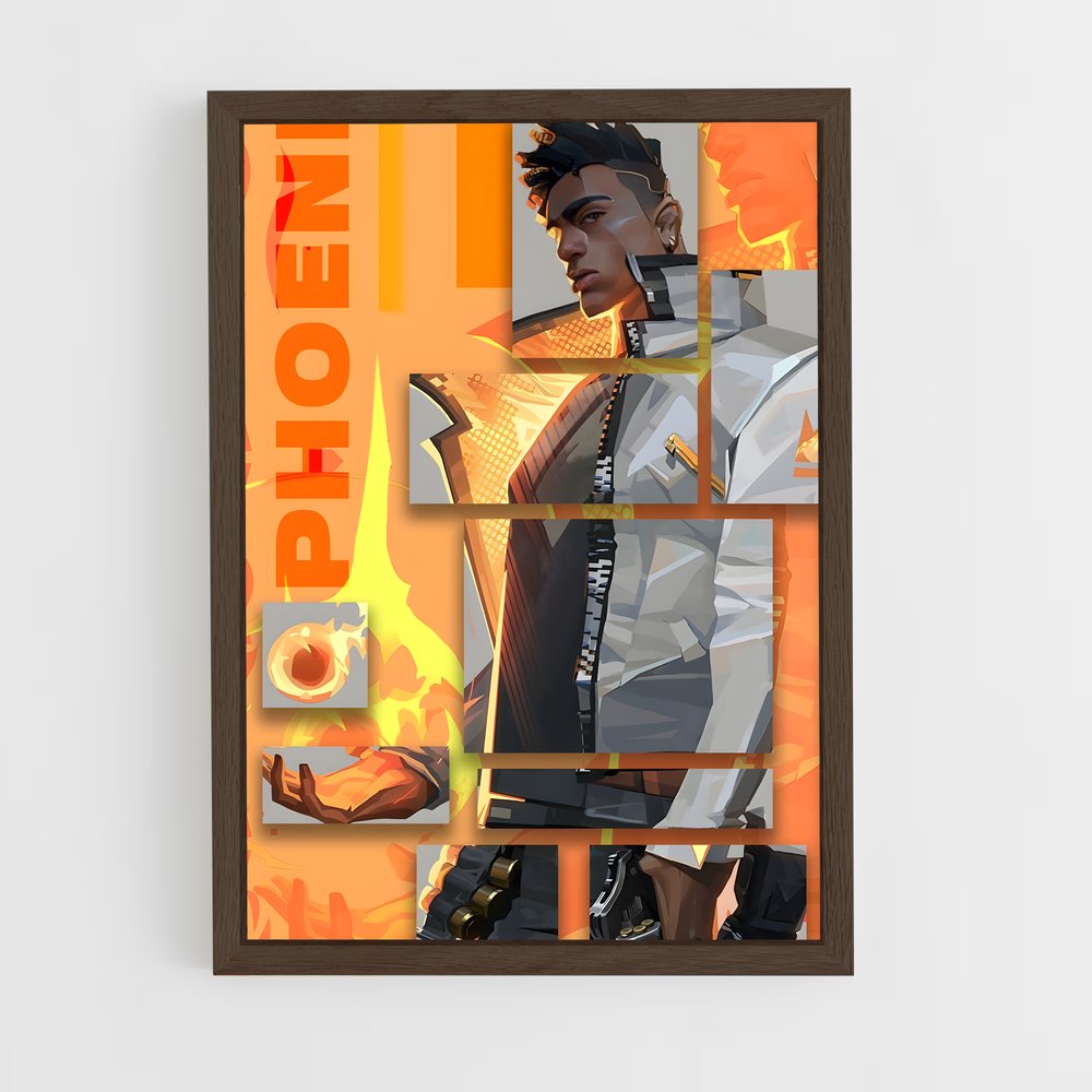 Poster Phoenix mur – affiche Valorant (vue 5)
